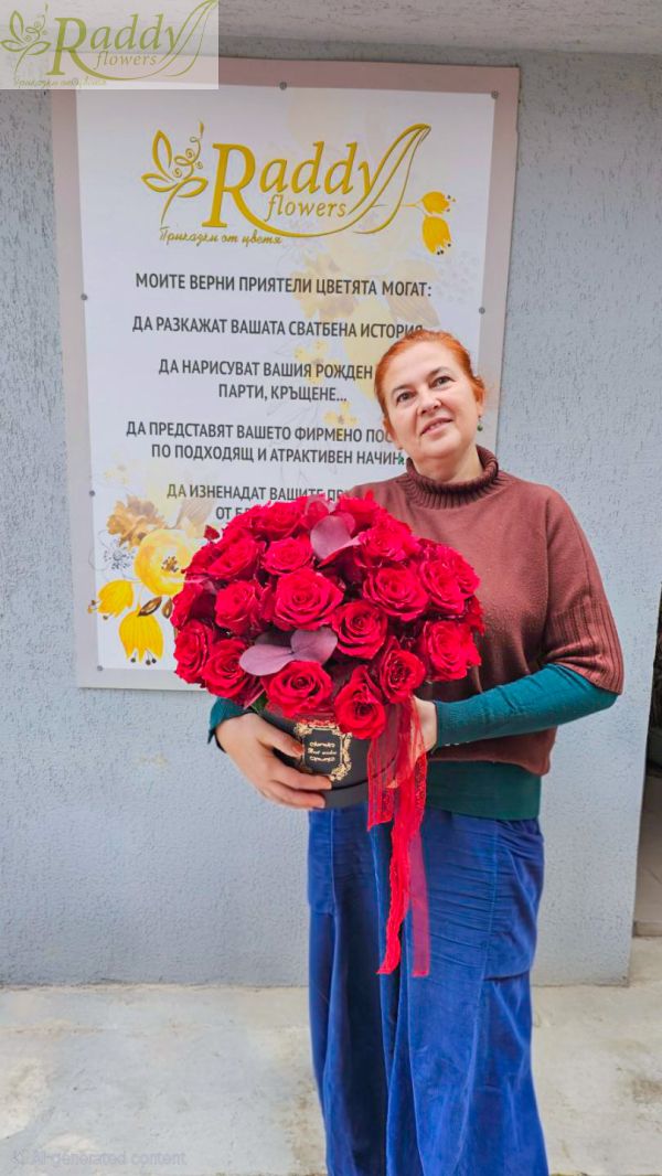Червени рози Де Лукс
